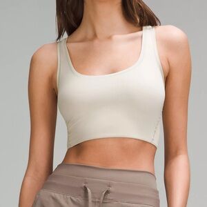 Lululemon Wundermost Ultra-Soft Nulu Scoop-Neck Cropped Tank